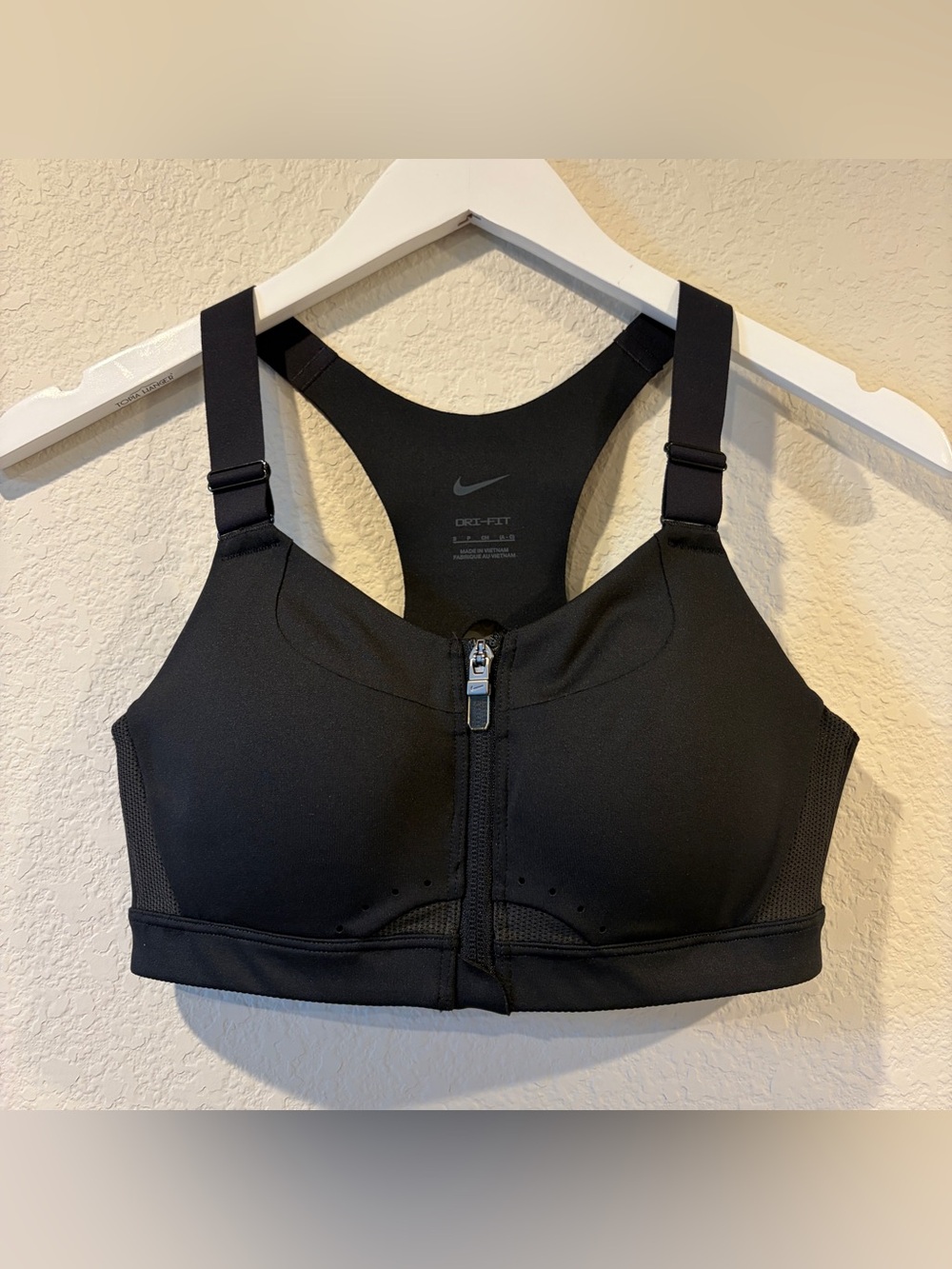 NIKE Dri-FIT Alpha High-Support Padded Full Zip Sports Bra - Small
